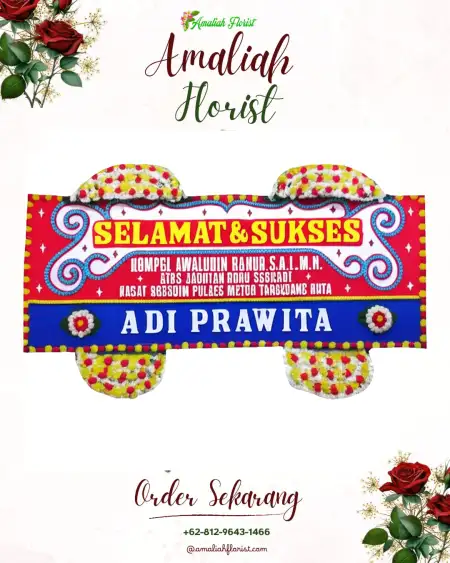 Papan Bunga Ucapan Selamat Birit
